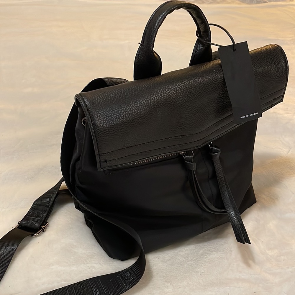 Botkier Black Nylon Mini Backpack NWT - Picture 3 of 8